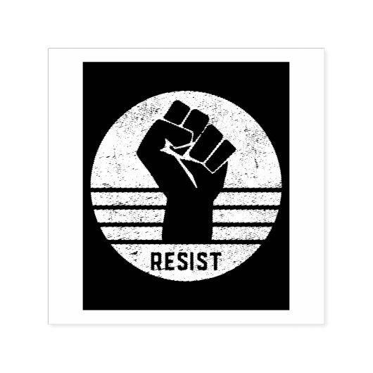 Resist Fist Briefmarke Permastempel (Design)