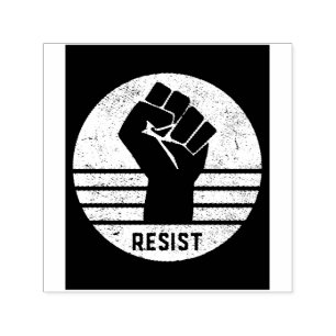 Resist Fist Briefmarke Permastempel