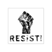 Resist Fist Gummistempel (Prägung)