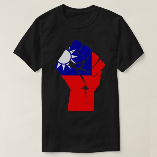 Resist Fist mit taiwanesischer Flagge Pullover (Design vorne)