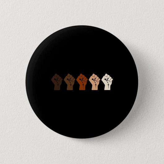 Resist Fist Multi Skin Tone Button (Vorderseite)
