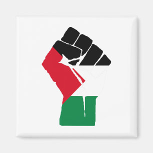 Resist Fist Palästinensische Flagge - Freie Paläst Magnet