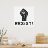 Resist Fist Poster (Küche)