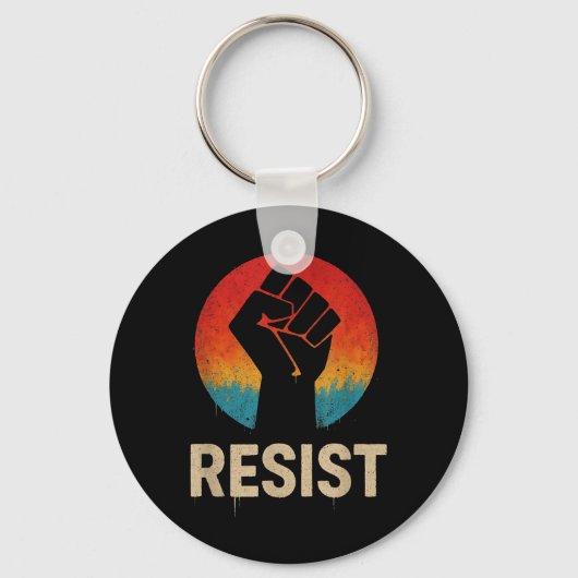 Resist Fist Schlüsselanhänger (Vorderseite)