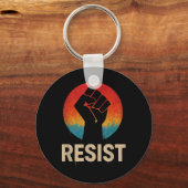 Resist Fist Schlüsselanhänger (Vorderseite)