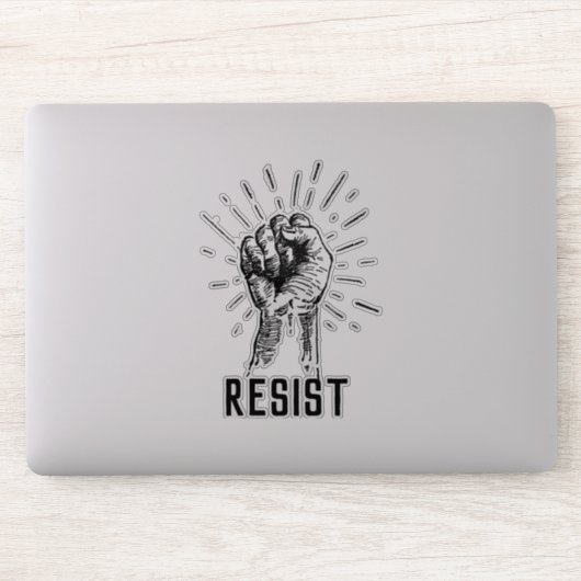 Resist Fist Sticker (Computer)