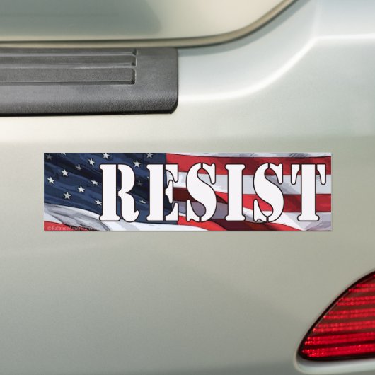 Resist - Flag 2 Autoaufkleber (Auf Auto)