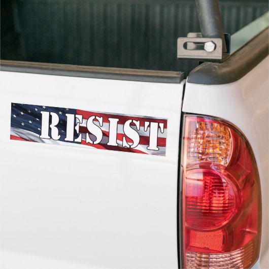 Resist - Flag 2 Autoaufkleber (Auf Lkw)