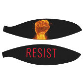 Resist Flaming Fist Basketball (Panele)