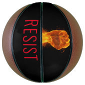 Resist Flaming Fist Basketball (Vertikal)