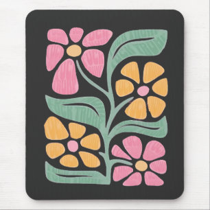 RESIST Floral Anti Trump politischer Protest Mousepad