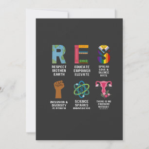 Resist Floral LGBTQ Rechte Trans Equality Feiertagskarte