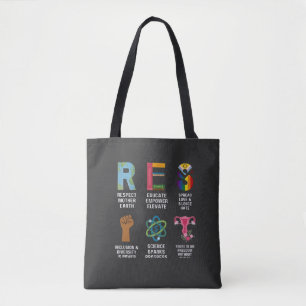 Resist Floral LGBTQ Rechte Trans Equality Tasche