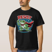 Resist Frog Portland Frog Protest for Men Women T-Shirt (Vorderseite)