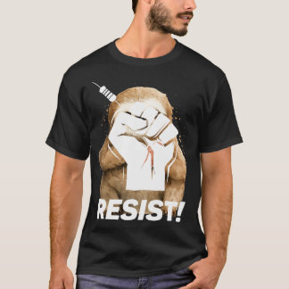 Resist Funny Electrician Fist Holding Resistenz Li T-Shirt