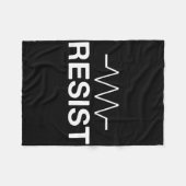Resist Funny Electronics Circuit Resistor Fleecedecke (Vorderseite (Horizontal))