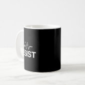 Resist Funny Electronics Circuit Resistor Kaffeetasse (Vorderseite Links)