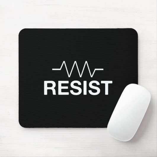 Resist Funny Electronics Circuit Resistor Mousepad (Mit Mouse)