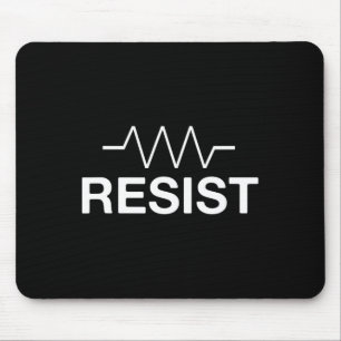 Resist Funny Electronics Circuit Resistor Mousepad