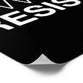 Resist Funny Electronics Circuit Resistor Poster (Ecke)