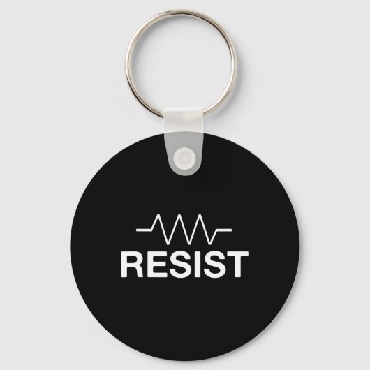 Resist Funny Electronics Circuit Resistor Schlüsselanhänger (Vorderseite)