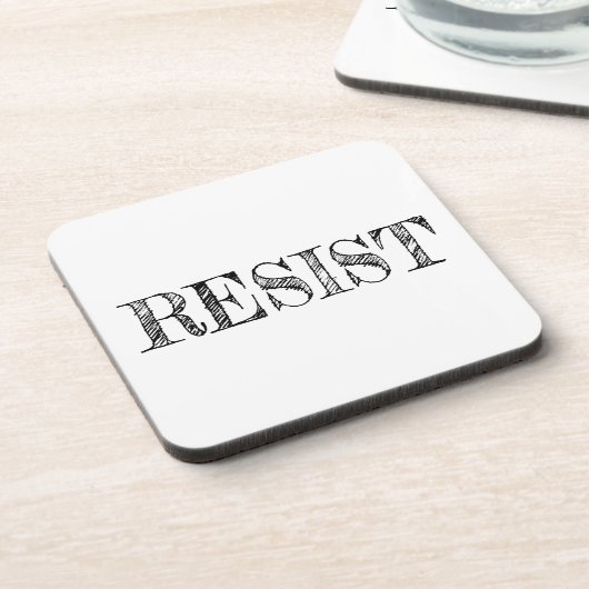 Resist Getränkeuntersetzer (Linke Seite)