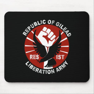 Resist- Gilead Liberation Army Zivil Rights Activi Mousepad
