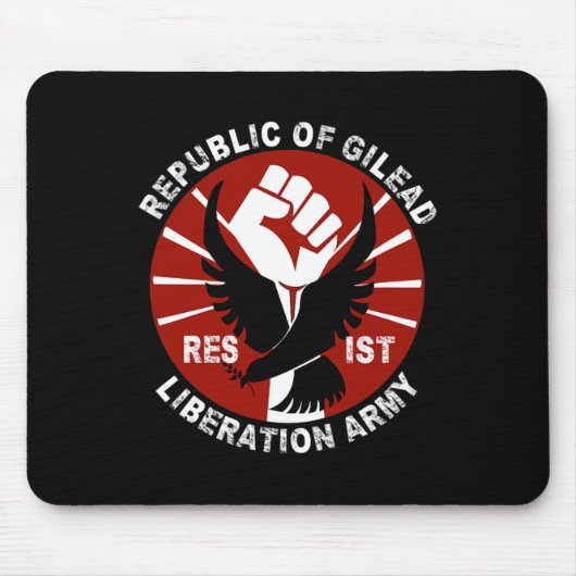 Resist- Gilead Liberation Army Zivil Rights Activi Mousepad (Vorne)
