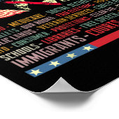 Resist Hands Off Protest Social Security And Medic Poster (Ecke)