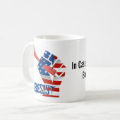 Resist: In Case of Emergency Break Glass Mug Kaffeetasse (Vorderseite Links)