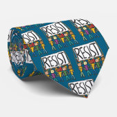 Resist Krawatte (Gerollt)