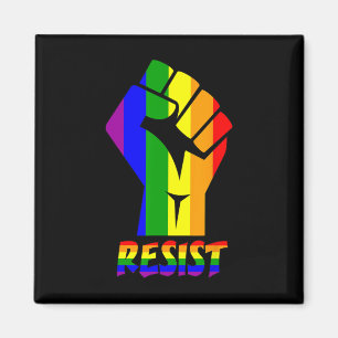 Resist Lgbt Pride Liebe T Shirt Gay Lesbian Cool T Magnet