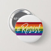 #Resist - Liebe Trumps Hate - Anti Donald Trump Button (Vorne & Hinten)