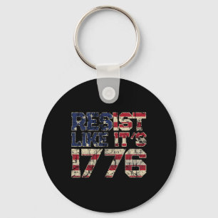 Resist like it's 1776 American Flag Usa Patriot Schlüsselanhänger