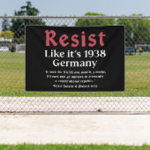 Resist Like It's 1938 Deutschland Banner (Insitu)