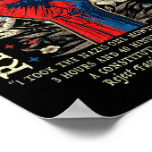 Resist Like It's 1938 Deutschland Floral Boho Funn Poster (Ecke)