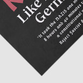 Resist Like It's 1938 Deutschland Seidenpapier (Ausschnitt)