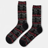 Resist Like It's 1938 Deutschland Socken (Linkes Detail)