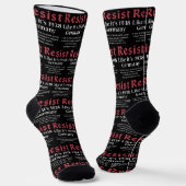 Resist Like It's 1938 Deutschland Socken (Gewinkelt)