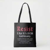Resist Like It's 1938 Deutschland Tasche (Vorderseite)