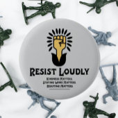 Resist Louly Button | Progressiv antifaschistisch