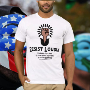Resist Louly T - Shirt   Angezogene Faust für Gere