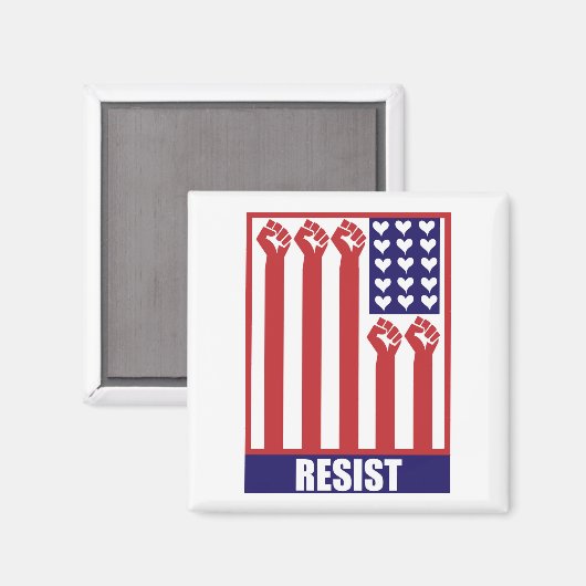 Resist Magnet (Vorderseite/Rückseite)