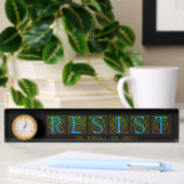 Resist Namensplakette