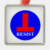Resist Ornament Aus Metall (Vorne)