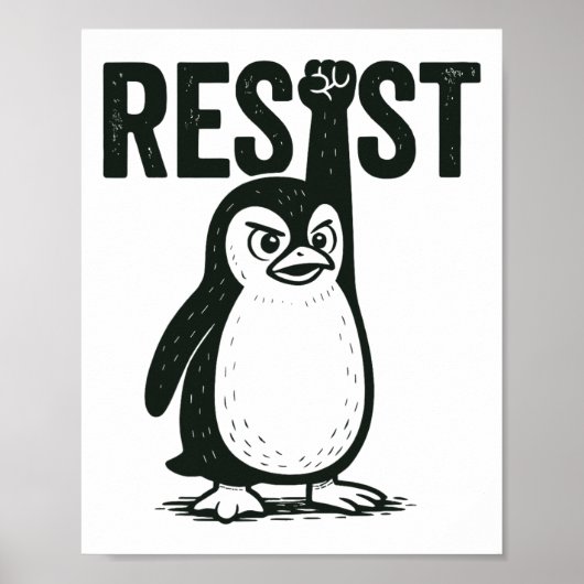 Resist Penguin 2 Poster (Vorne)