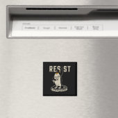 Resist Penguin Activism - Funny Resist Penguin Act Magnet (In Situ (Geschirrspüler))