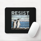 Resist Penguin-Aktivismus Mousepad (Mit Mouse)
