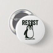Resist Penguin Button (Vorne & Hinten)
