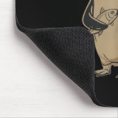 Resist Penguin _ Hand Off _ Pinguine Protest Mousepad (Ecke)
